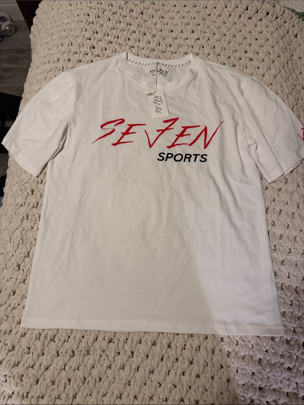 Seven Sports White Short-Sleeve Graphic Tee